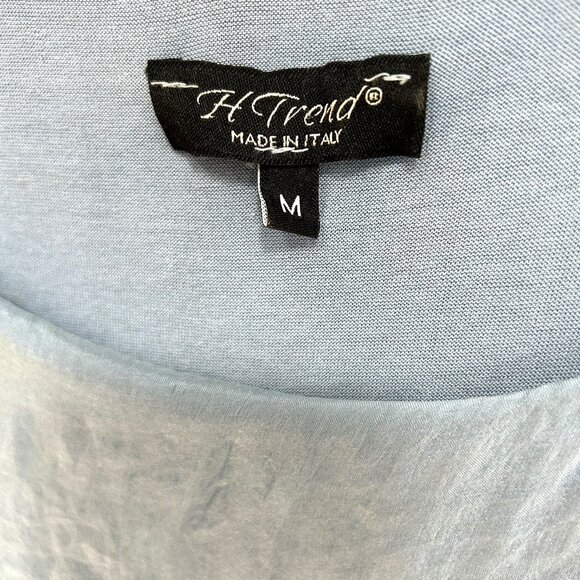 H Trend Sleeveless Ombre Silk Sequin Detail Top Blouse - Picture 6 of 8